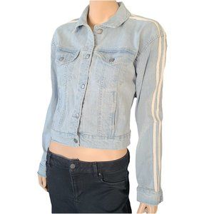 SUKO JEANS Light Wash Jean Jacket M